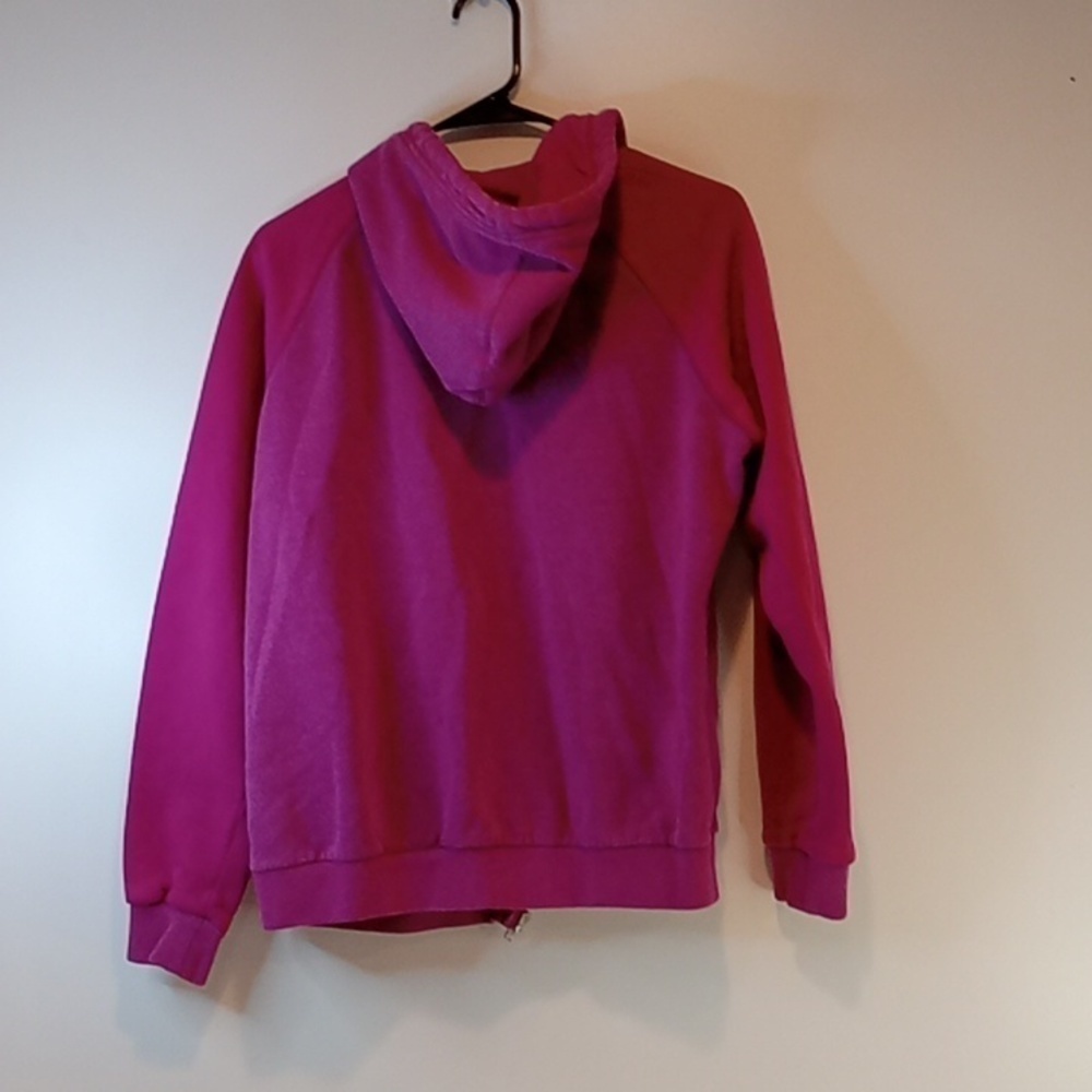 Vintage Y2K Nike Full Zip Hoodie Sweatshirt Women's Sz XL Pink EUC NICE! - Picture 11 of 16